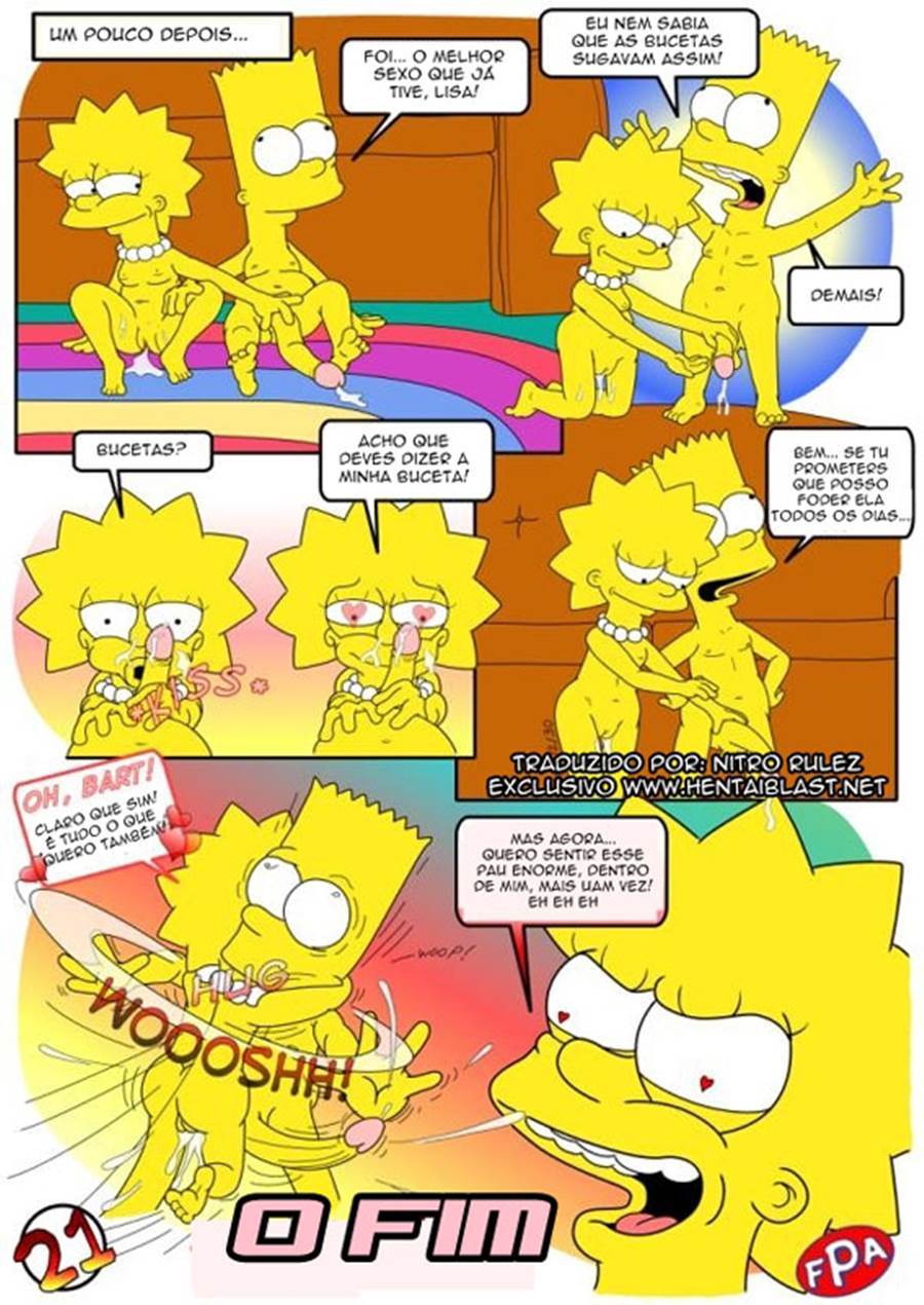 Bart e lisa transando